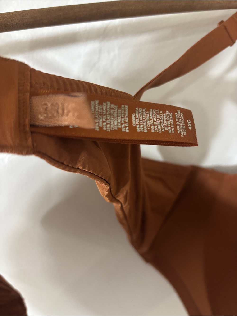 Skims Bronze Comfort Wireless Bra Size 42C - Picture 3 of 3